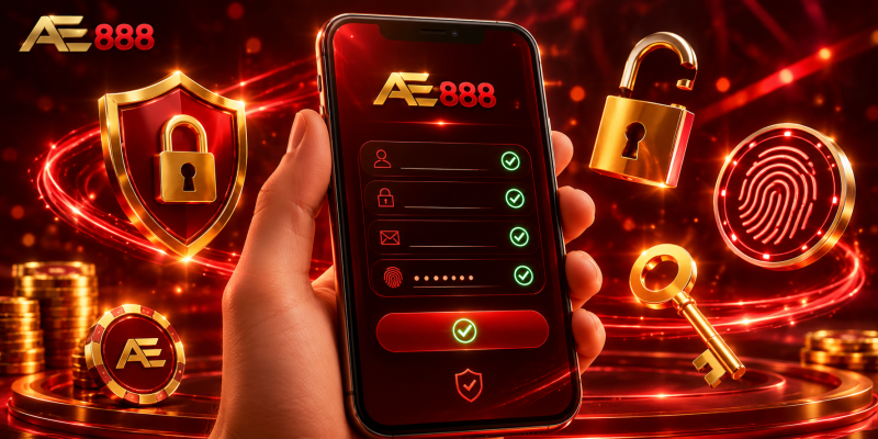 Biểu mẫu đăng ký và đăng nhập tài khoản AE888 chính thức